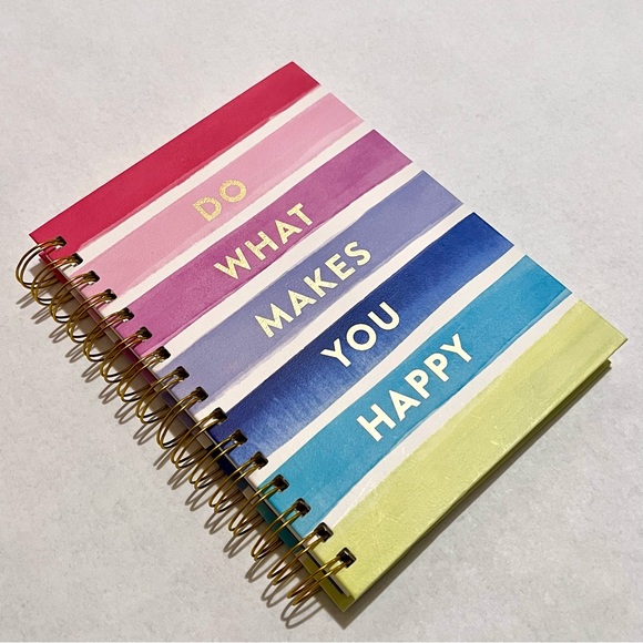 Clementine Paper Inc Do What Makes You Happy Spiral Notebook - Picture 6 of 8